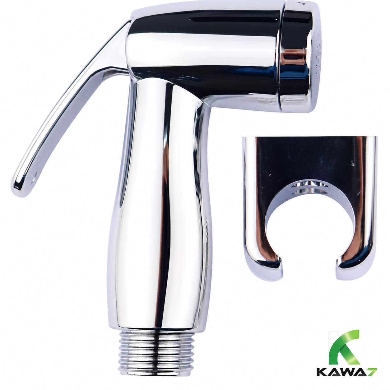 GATILHO ABS PLUS CROMADO C/ SUPORTE - código KGHT006-C