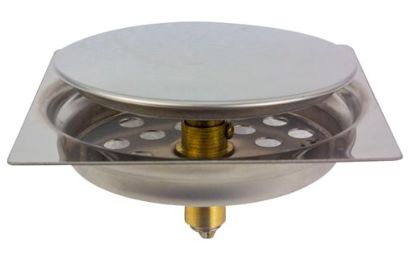 RALO QUADRADO EM INOX 15 CM CORMADO - código KRAL002