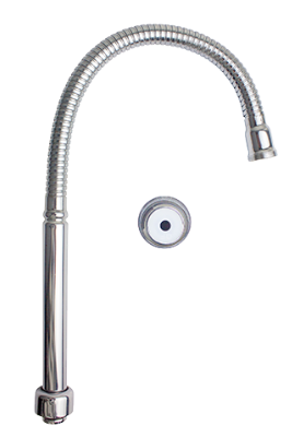 TUBO FLEXIVEL SEM AREJADOR 18MM / INSERTO ABS - código KTUB020-E-1