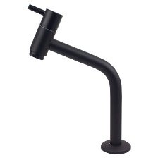 TORNEIRA LINK LAVATÓRIO 1/4 DE VOLTA BICA BAIXA PRETO 30CM 3/4 - código KMTOR009-P